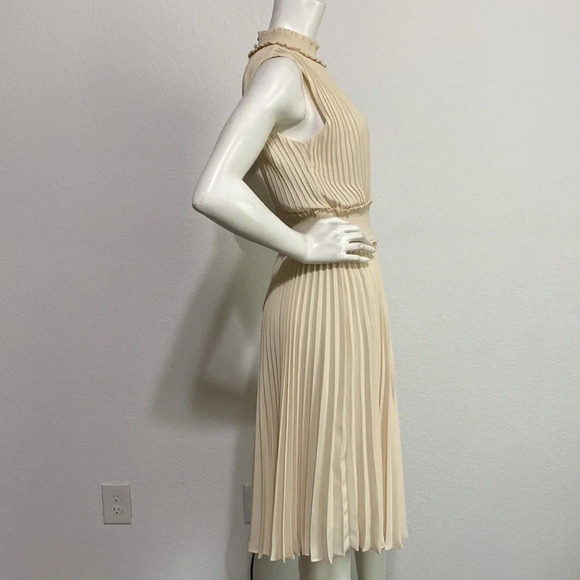 Nanette Lepore Smocked Sleeveless Midi Dress - Picture 5 of 8